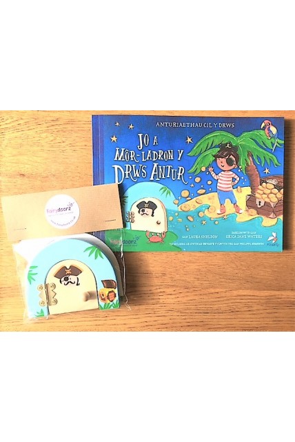 Book - Joe and the Adventure Door Pirates Picture Story book - WELSH VERSION